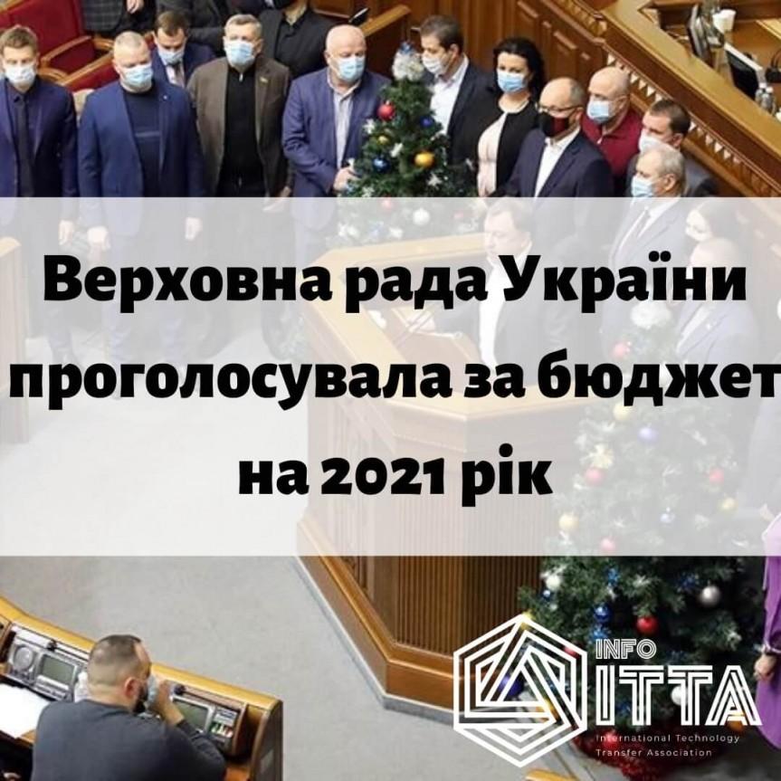 15 грудня Верховна рада України проголосувала за бюджет на 2021 рік